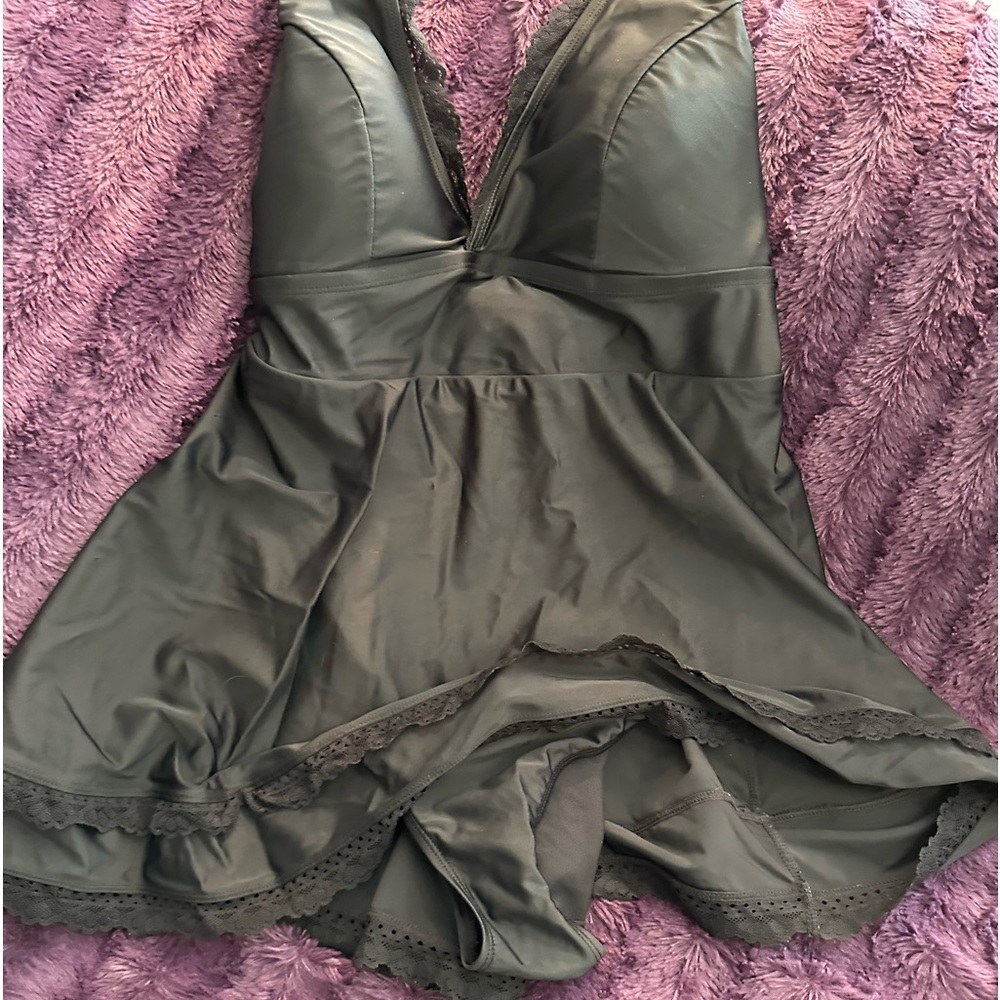 Black torrid swim dress